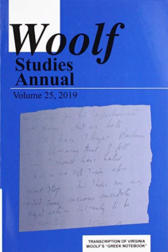 Woolf Studies Annual Vol 25 [Paperback]