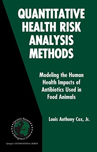 Quantitative Health Risk Analysis Methods Modeling the Human Health Impacts of  [Hardcover]