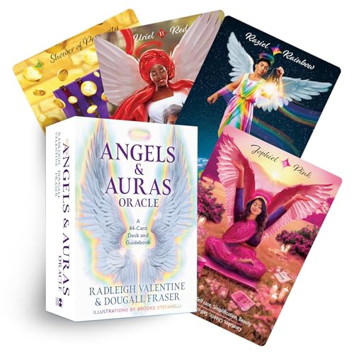 Angels &amp Auras Oracle A 44-Card Deck and Guidebook [Cards]