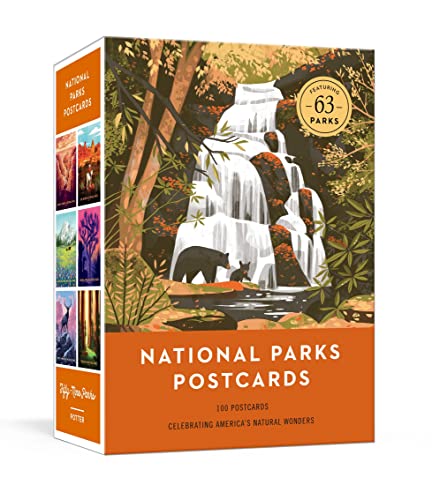 National Parks Postcards 100 Illustrations That Celebrate America's Natural Won [Cards]