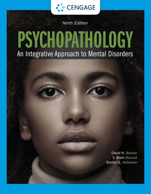 Psychopathology An Integrative Approach to Mental Disorders [Paperback]