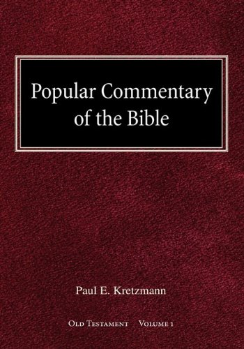 Popular Commentary Of The Bible Old Testament Volume 1 [Hardcover]