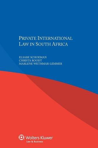 Private International Law In South Africa [Paperback]