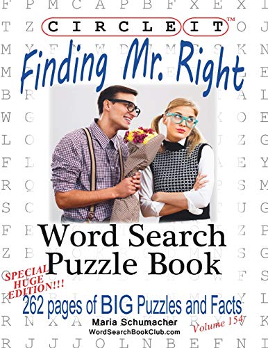 Circle It, Finding Mr. Right, Large Print, Word Search, Puzzle Book [Paperback]