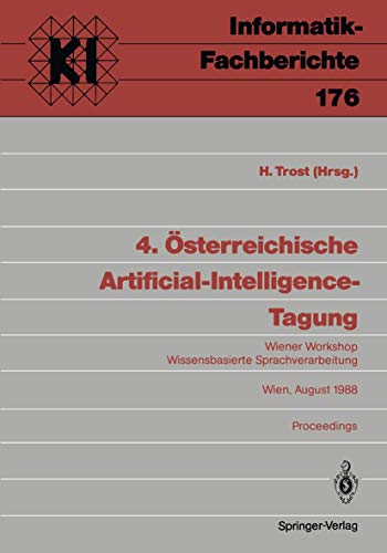 4. sterreichische Artificial-Intelligence-Tagung Wiener Workshop Wissensbasier [Paperback]