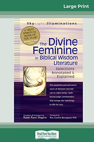 Divine Feminine in Biblical Wisdom  Selections Annotated & Explained (16pt Larg [Paperback]