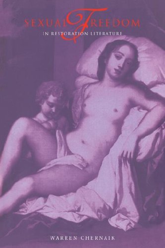 Sexual Freedom in Restoration Literature [Paperback]
