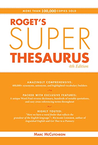 Roget's Super Thesaurus [Paperback]
