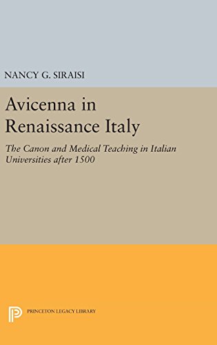 Avicenna in Renaissance Italy The Canon and Medical Teaching in Italian Univers [Hardcover]