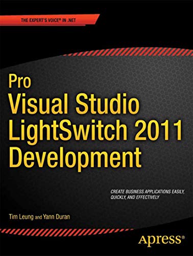Pro Visual Studio LightSwitch 2011 Development [Paperback]