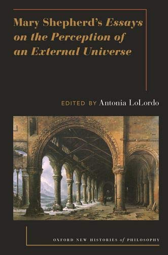 Mary Shepherd's Essays on the Perception of an External Universe [Paperback]