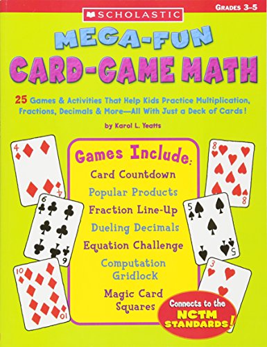 Mega-fun Card-game Math grades 3-5 [Paperback]