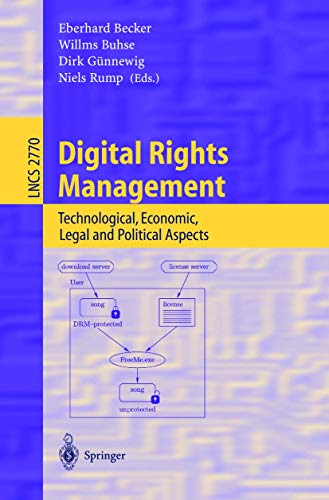 Digital Rights Management Technological, Economic, Legal and Political Aspects [Paperback]