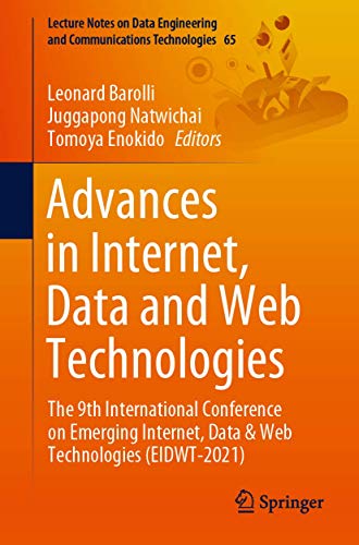 Advances in Internet, Data and Web Technologies The 9th International Conferenc [Paperback]