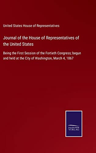 Journal Of The House Of Representatives Of The United States