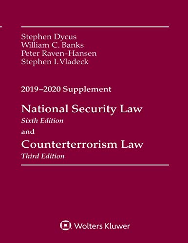 National Security Law, Sixth Edition and Counterterrorism Law, Third Edition  2 [Paperback]
