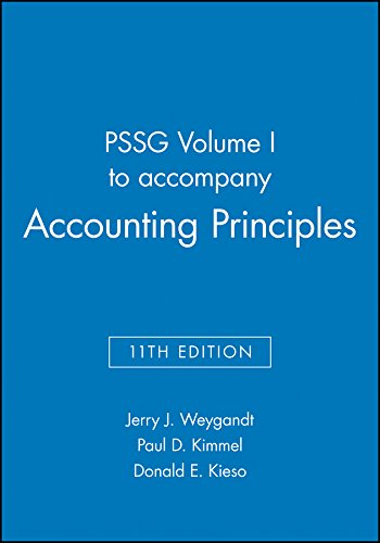 PSSG Volume I to accompany Accounting Principles, 11th Edition [Paperback]