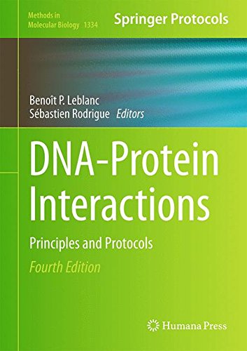 DNA-Protein Interactions Principles and Protocols [Hardcover]