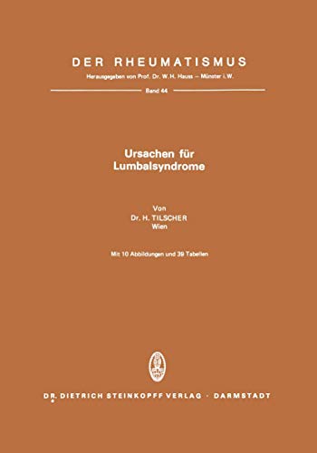 Ursachen fr Lumbalsyndrome [Paperback]