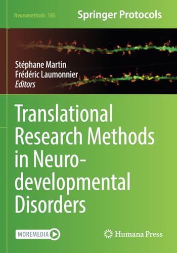 Translational Research Methods in Neurodevelopmental Disorders [Paperback]