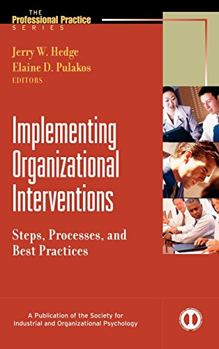Implementing Organizational Interventions Steps, Processes, and Best Practices [Hardcover]