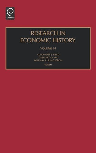 Research in Economic History [Hardcover]