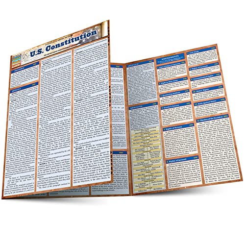 U.S. Constitution a QuickStudy Laminated Reference Guide [Fold-out book or cha]