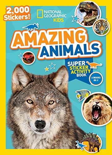 National Geographic Kids Amazing Animals Super Sticker Activity Book-Special Sal [Paperback]