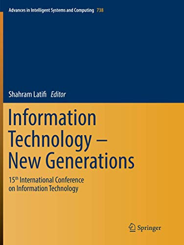 Information Technology - New Generations 15th International Conference on Infor [Paperback]