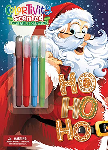 HO HO HO Colortivity with Scented Twist Crayons [Paperback]