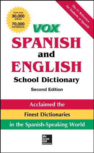 VOX Spanish and English School Dictionary, Paperback, 2nd Edition [Paperback]
