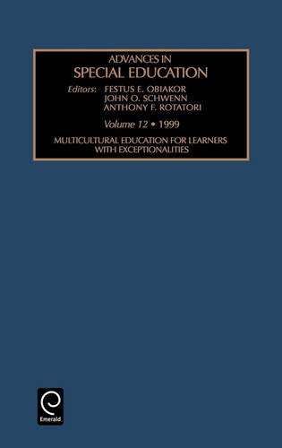 Multicultural Education for Learners with Exceptionalities Vol. 12 [Hardcover]