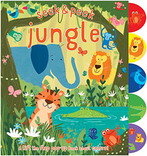 Jungle A lift the flap pop-up book about colors [Hardcover]