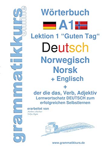Wrterbuch Deutsch - Norwegisch - Englisch Niveau A1 (german Edition) [Paperback]