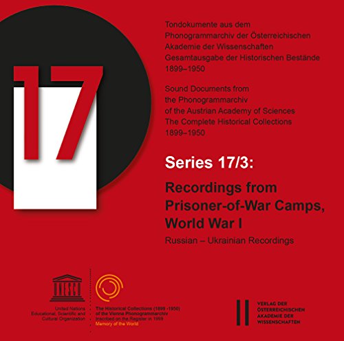 Recordings from Prisoner-of-War Camps, World War I Russian - Ukrainian [CD-Audio]