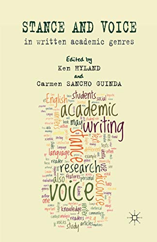 Stance and Voice in Written Academic Genres [Paperback]