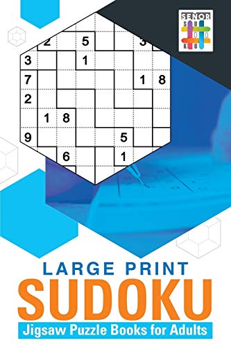 Large Print Sudoku Jigsaw Puzzle Books For Adults [Paperback]