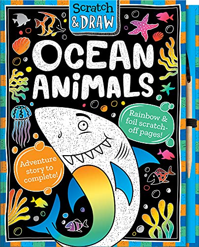 Scratch and Draw Ocean Animals [Hardcover]