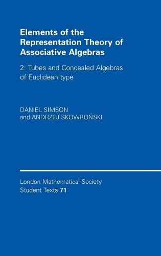 Elements of the Representation Theory of Associative Algebras Volume 2, Tubes a [Hardcover]
