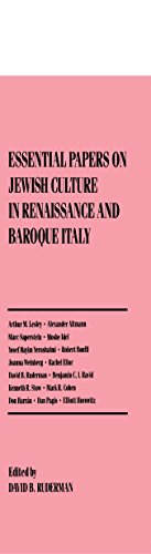 Essential Papers on Jewish Culture in Renaissance and Baroque Italy [Hardcover]