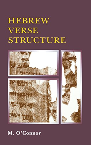Hebrew Verse Structure [Hardcover]