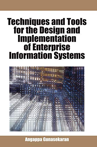 Techniques and Tools for the Design and Implementation of Enterprise Information [Hardcover]