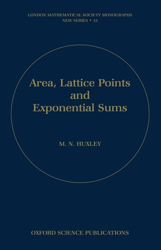 Area, Lattice Points, and Exponential Sums [Hardcover]