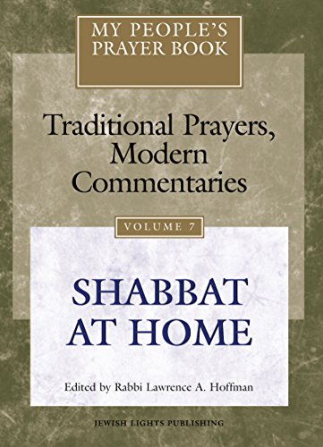 My People's Prayer Book Vol 7 Shabbat at Home [Paperback]