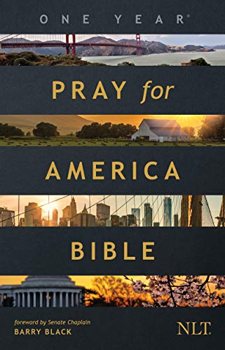 One Year Pray for America Bible NLT (Softcover) [Paperback]