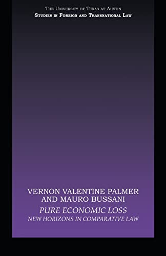 Pure Economic Loss New Horizons in Comparative Law [Paperback]
