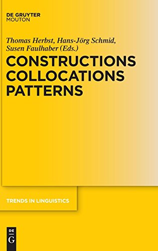 Constructions  Patterns and Lexis [Hardcover]