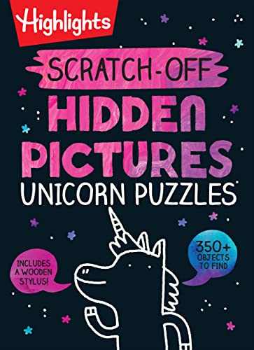 Scratch-Off Hidden Pictures Unicorn Puzzles [Spiral bound]