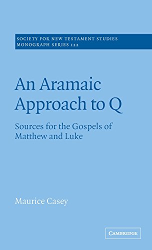 An Aramaic Approach to Q Sources for the Gospels of Matthew and Luke [Hardcover]