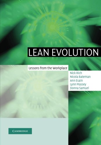 Lean Evolution Lessons from the Workplace [Paperback]